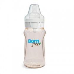 Born Free Wide-Neck Glass Baby Bottle (1, 9 oz.)