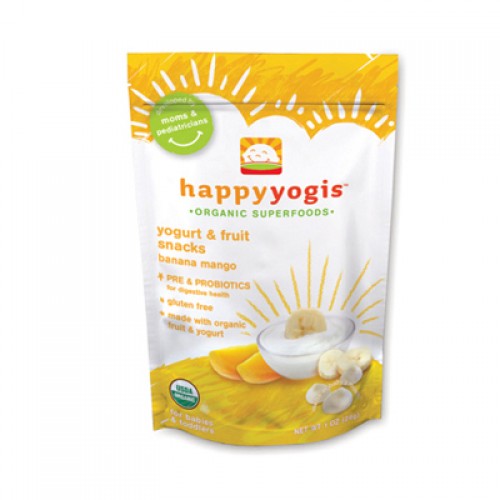 Happy Yogis Happy Melts Organic Yogurt Snacks - Banana & Mango (8, 1 oz.) Happy Yogis Happy Melts Organic Yogurt Snacks - Banana & Mango (8, 1 oz.)