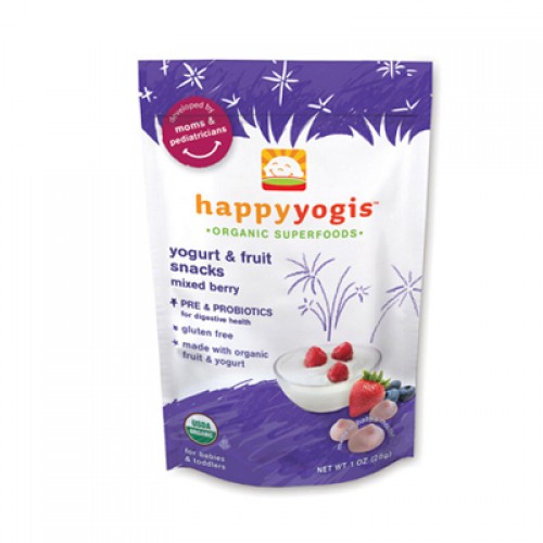Happy Yogis Happy Melts Organic Yogurt Snacks - Mixed Berry (8, 1 oz.) Happy Yogis Happy Melts Organic Yogurt Snacks - Mixed Berry (8, 1 oz.)