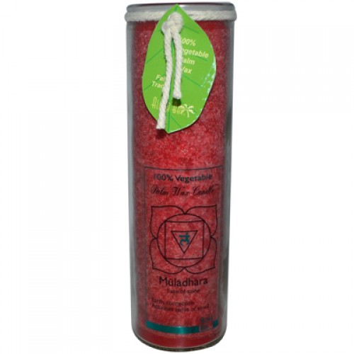 Aloha Bay Unscented Chakra Jar Money Muladhara Red - 1 Candle