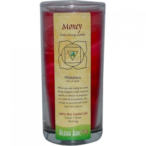 Aloha Bay Chakra Candle Jar Money - 11 oz