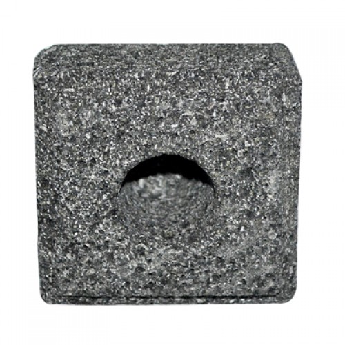 Aloha Bay Taper Candle Holder Lava Stone - 1 Candle Holder