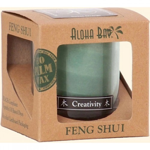 Aloha Bay Feng Shui Candle Jar Wood - 2.5 oz Aloha Bay Feng Shui Candle Jar Wood - 2.5 oz