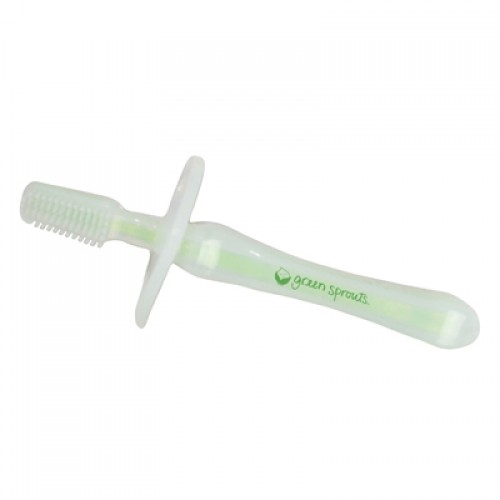 Green Sprouts Silicon Baby Toothbrush (1, 1 toothbrush)
