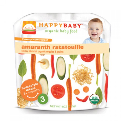 Happy Baby Stage 3 Organic Baby Food - Amaranth Ratatouille (16, 4 oz.) Happy Baby Stage 3 Organic Baby Food - Amaranth Ratatouille (16, 4 oz.)