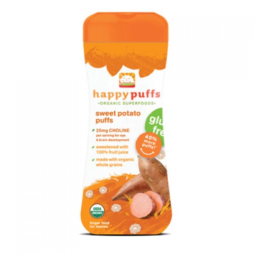 Happy Bites Organic Puffs - Sweet Potato (6, 2.1 oz.)