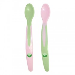 Green Sprouts Feeding Spoons - Pink (1, 2 pack)