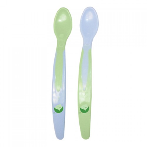 Green Sprouts Feeding Spoons - Blue (1, 2 pack)