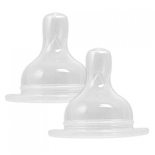 Green Sprouts Silicone Nipple - Slow Flow (1, 2 nipples)