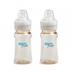 Born Free Wide-Neck Classic Baby Bottle (2, 9 oz.)