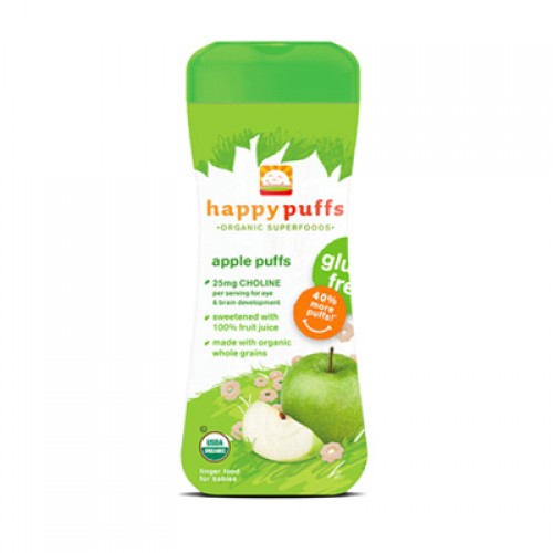 Happy Bites Organic Puffs - Apple (6, 2.1 oz.)