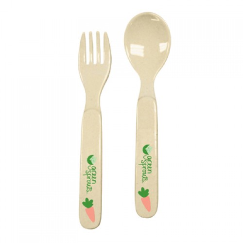 Green Sprouts Spoon and Fork Set (1, 1 set)