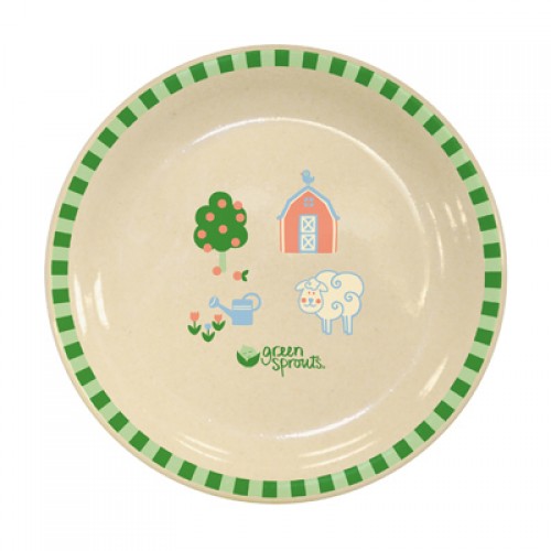 Green Sprouts Plant Fiber Plate (1, 1 plate)