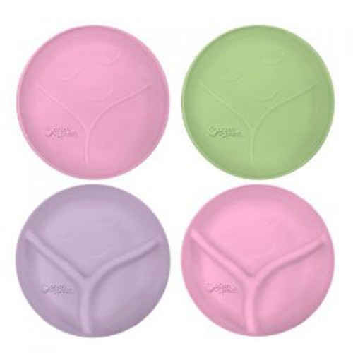 Green Sprouts Stage 3+ Plate and Bowl Set - Girls (1, 1 set)