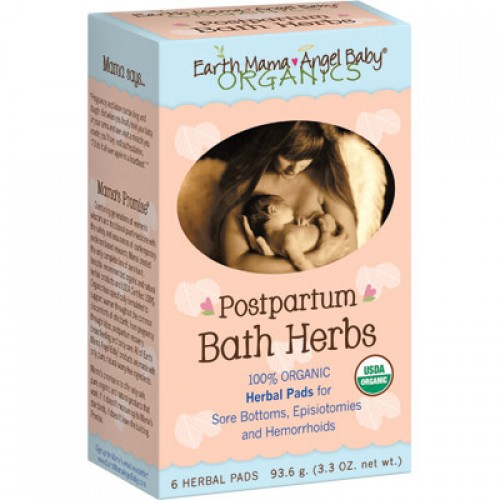 Earth Mama Angel Baby Postpartum Bath Herbs (1, 6 Packets)