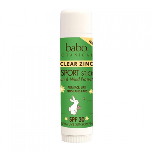 Babo Botanicals SPF30 Zinc Sport Stick - Clear (12, 0.6 oz.) Babo Botanicals SPF30 Zinc Sport Stick - Clear (12, 0.6 oz.)