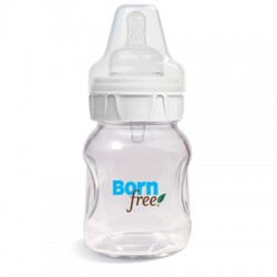 Born Free Wide-Neck Glass Baby Bottle (1, 5 oz.)