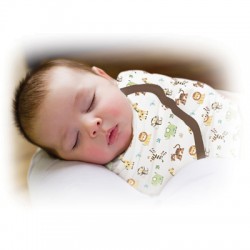 Summer Infant SwaddleMe Cotton Baby Swaddle - Graphic Jungle (1, 1 unit)