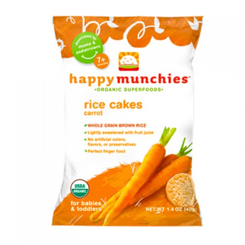 Happy Munchies Rice Cakes - Carrot (10, 1.4 oz.)