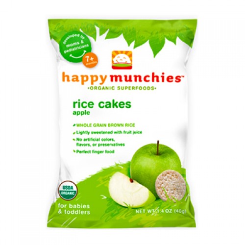Happy Munchies Rice Cakes - Apple (10, 1.4 oz.)