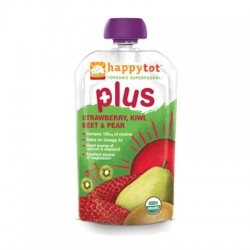 Happy Tot Stage 4 Organic Baby Food - Strawberry, Kiwi, Beet & Pear (16, 4.2 oz.)