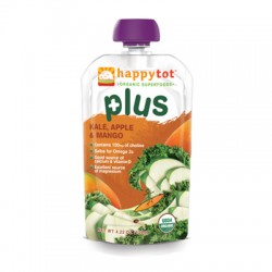 Happy Tot Stage 4 Organic Baby Food - Kale, Apple & Mango (16, 4.2 oz.)