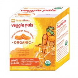 Happytimes Organic Snack Pack Veggie Pals - Carrot Orange Apple  (6, 0.7 oz.)