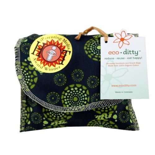 ecoditty Snack Ditty organic snack bag, Eyes on the World