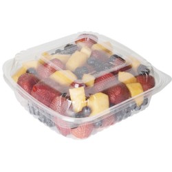 Eco-Products Compostable PLA Clamshells, 8x8x3, 160 units per case