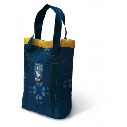 Tote, Teal Panda.  