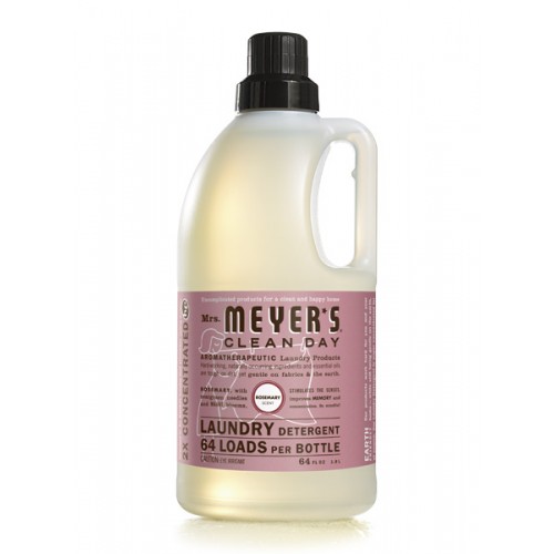Mrs. Meyer's Clean Day Laundry Detergent 64 Loads, Rosemary, 64 oz