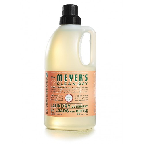 Mrs. Meyer's Clean Day Laundry Detergent 64 Loads, Geranium, 64 oz