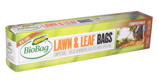 Bags Lawn and Leaf City of Houston 33 Gallon Biobag 10 Count