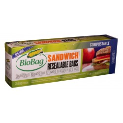 BioBag Resealable Sandwich Bags